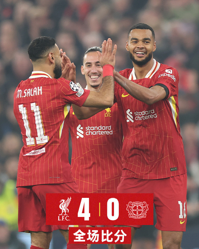 关于利物浦主场大胜,淘汰赛前景看好的信息 关于利物浦主场大胜,淘汰赛前景看好的信息